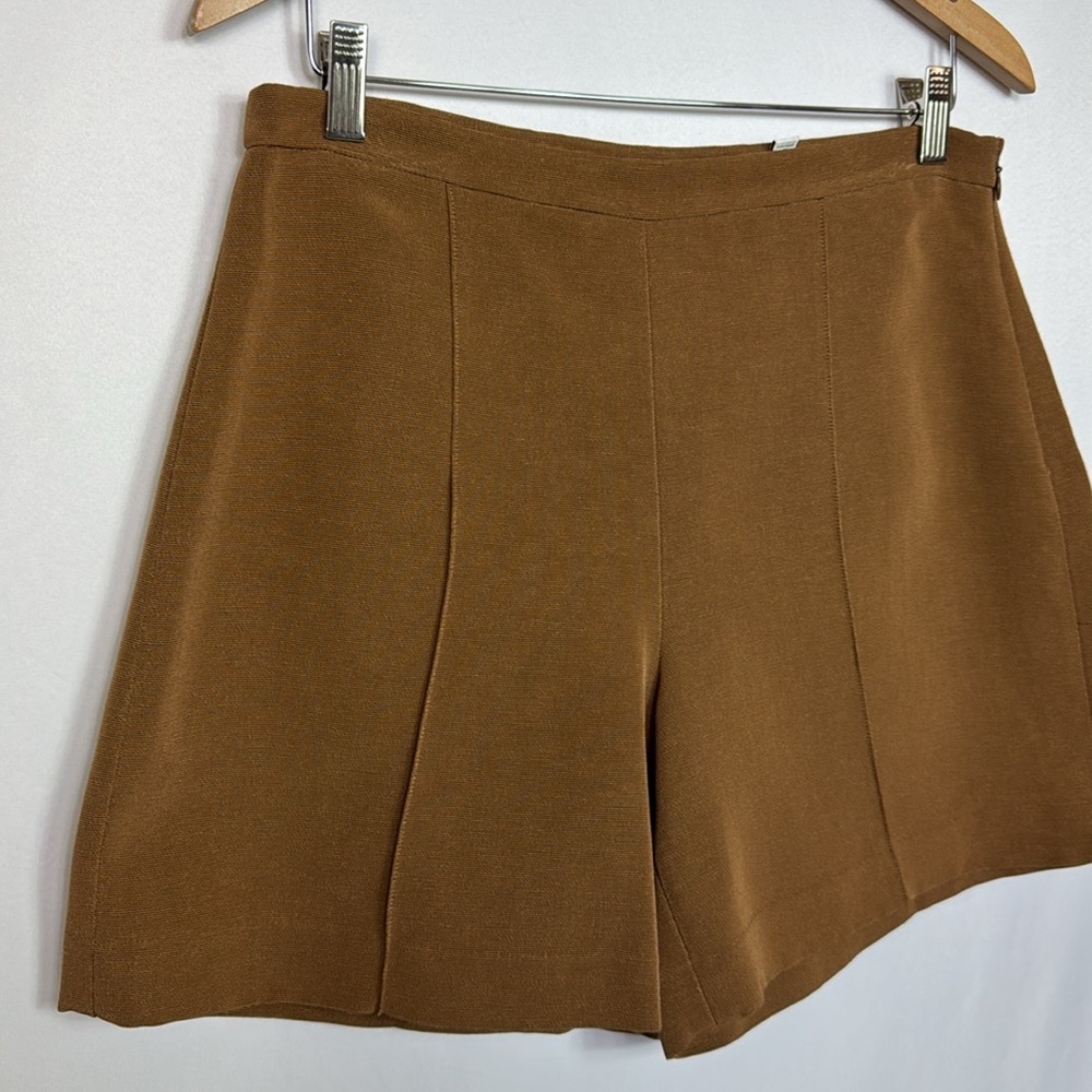 Vince‎ High Waist Tailored Shorts Size 10 In Amber Wave Women’s - Picture 6 of 13